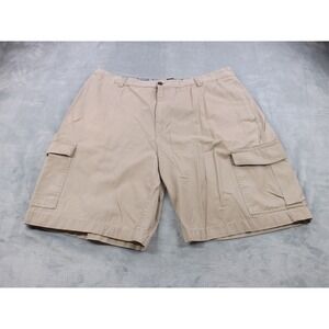 Chaps Cargo Shorts Men's‎ Size 40 Khaki Tan/Brown 100% Cotton